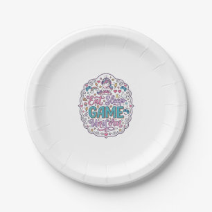 Plato De Papel Cómic de Unicornio Jugar Imprimir en De
