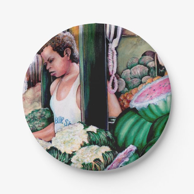 Plato De Papel ¿Cómo Te Gustan Esos Melones? (Anverso)