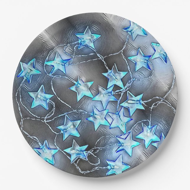 Plato De Papel Compartir la luz (Anverso)