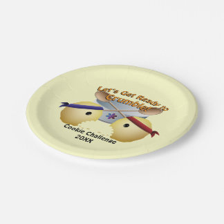 Plato De Papel Competencia de cookie