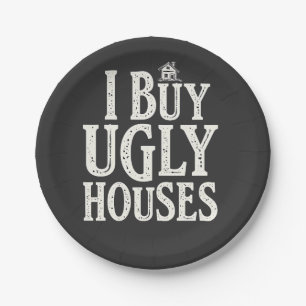 Plato De Papel Compré casas feas de alquiler de inmuebles