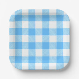 Plato De Papel Comprobación del cielo de verano de vida lenta