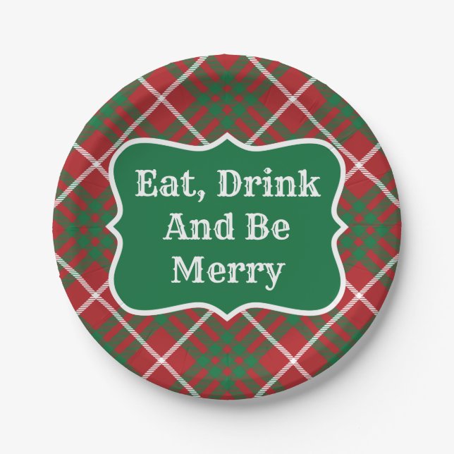 Plato De Papel Comprobación roja y verde (Anverso)