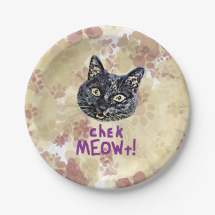 Plato De Papel Comprobar MEOWt