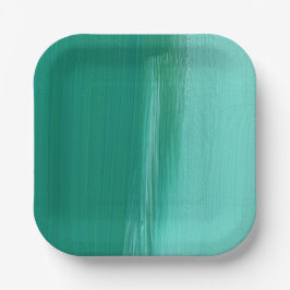 Plato de papel con diseño de costas de Bermuda