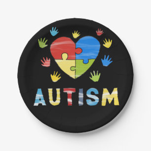 Plato De Papel Conciencia del autismo