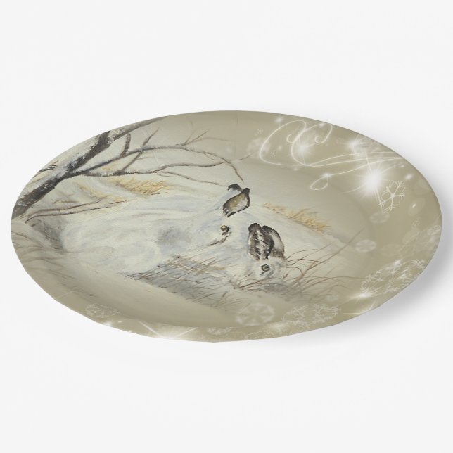 Plato De Papel Conejitos/placas de papel de los conejos (Angular)