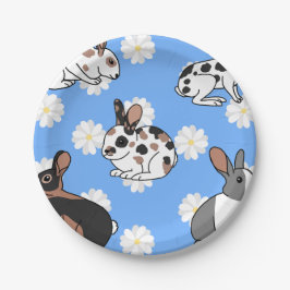 Plato De Papel Conejos