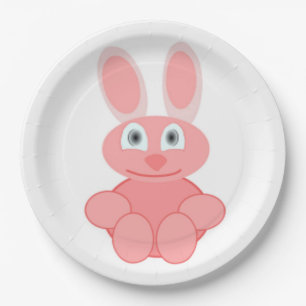 PLATO DE PAPEL CONEXIÓN DE BUNNY