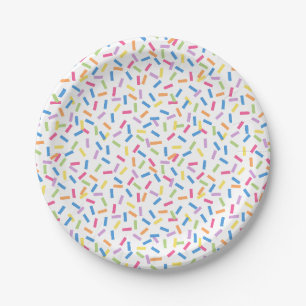 Plato De Papel Confetti Dazzle (Sprinkles)
