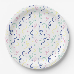 Plato De Papel Confetti Pop - Multi