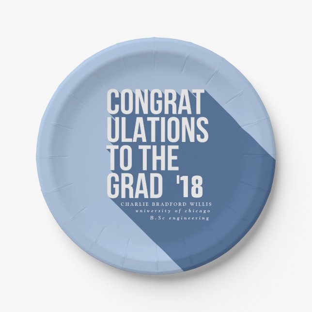 PLATO DE PAPEL CONGRAMAS LARGOS DE SOMBRA AL GRADO (Anverso)