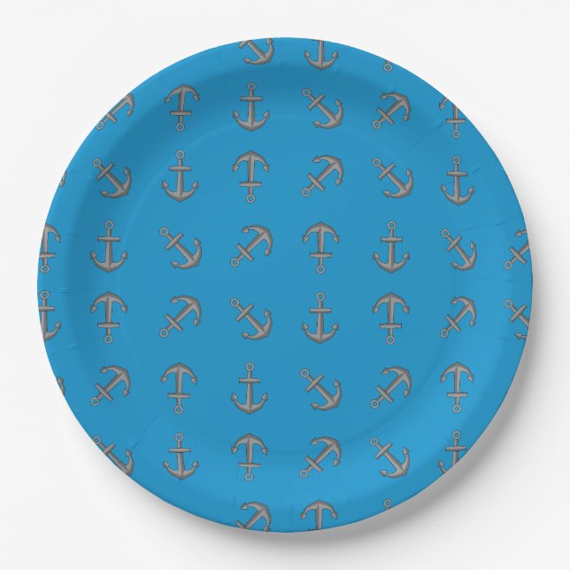Plato De Papel Conjunto de anclaje de personalizado (Anverso)
