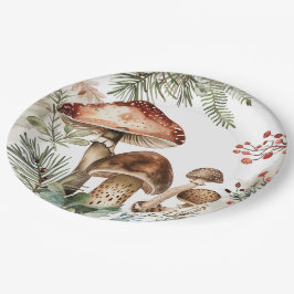 Plato De Papel Conjunto de placas de papel de Cottagecore