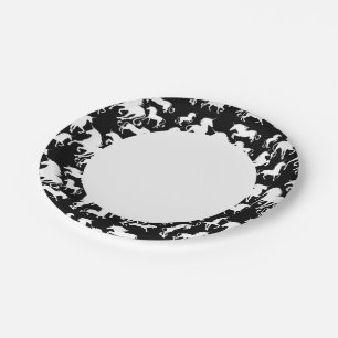 Plato De Papel conjunto de unicornios