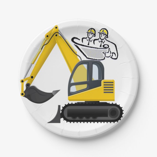 Plato De Papel Construcción de placas de papel (Anverso)