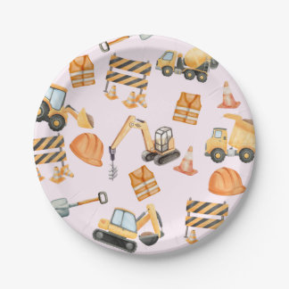 Plato De Papel Construction Plates
