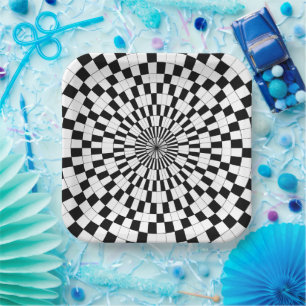 Plato De Papel Contrarrestas espirales de Kenneth Yoncich