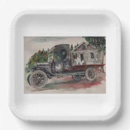 Plato De Papel Controlador del asiento trasero