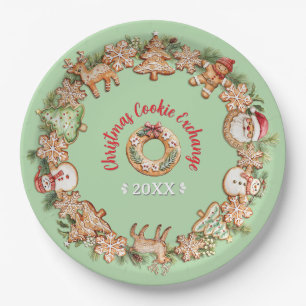 Plato De Papel Cookie Exchange