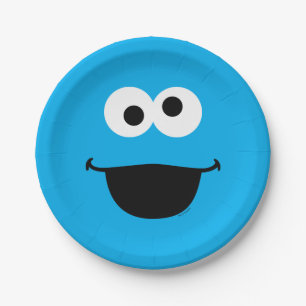Plato De Papel Cookie Face Art
