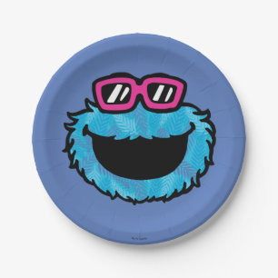 Plato De Papel Cookie Monster Vibes de verano