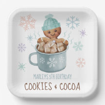 Cookies & Cocoa Gingerbread Boy Winthday