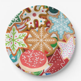 Plato De Papel Cookies de navidades
