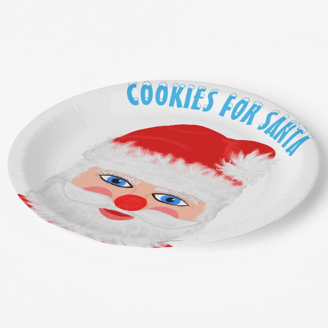 Plato De Papel Cookies para Santa (Angular)