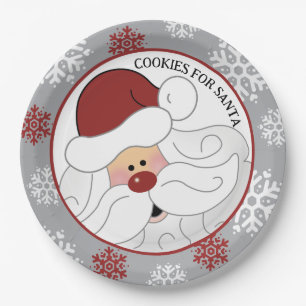 Plato De Papel Cookies para Santa Claus Adorable ArtbyJess