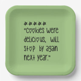 Plato De Papel Cookies were delicious