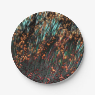 Plato De Papel Copper Borealis