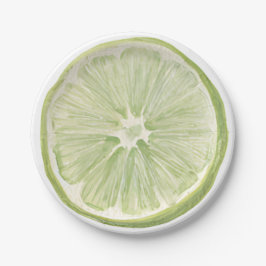 Plato De Papel Coqueta Margarita Lima