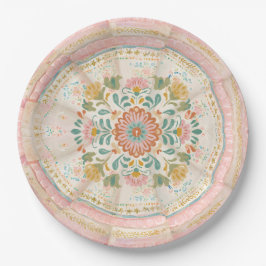 Plato De Papel Coqueta Talavera Mexicana