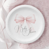 Coquette Pink Bow Baby Shower