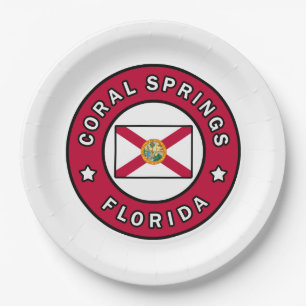 Plato De Papel Coral Springs Florida