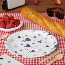 Corazón morado que levanta el ánimo de todos.