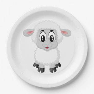 Plato De Papel Cordero