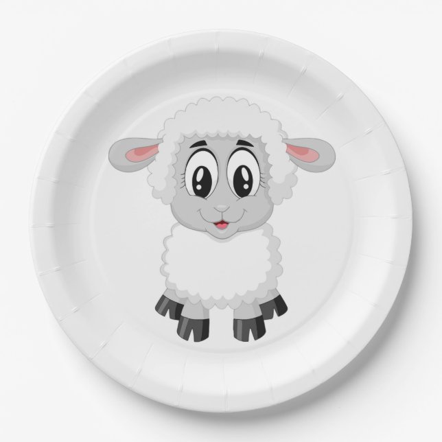 Plato De Papel Cordero (Anverso)