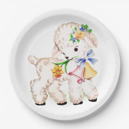 Plato De Papel Cordero