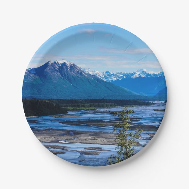 Plato De Papel Cordillera de Denali (Anverso)