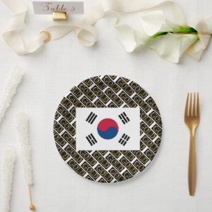 PLATO DE PAPEL COREA DEL SUR