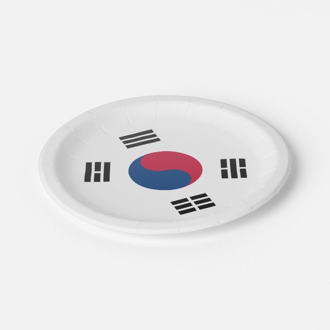 Plato De Papel Corea del Sur (Angular)