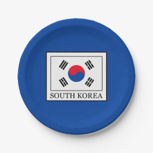 Plato De Papel Corea del Sur