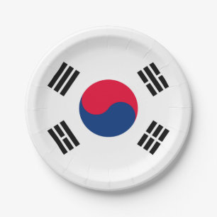 Plato De Papel Corea del Sur