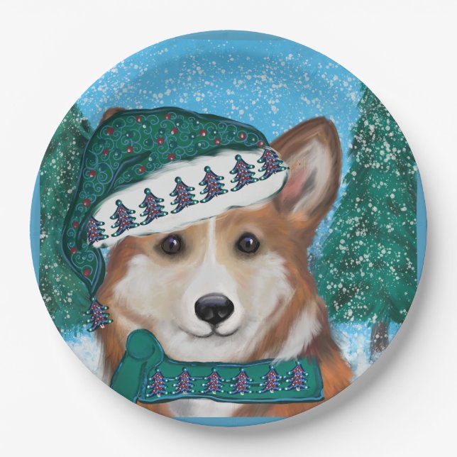 Plato De Papel Corgi (Anverso)