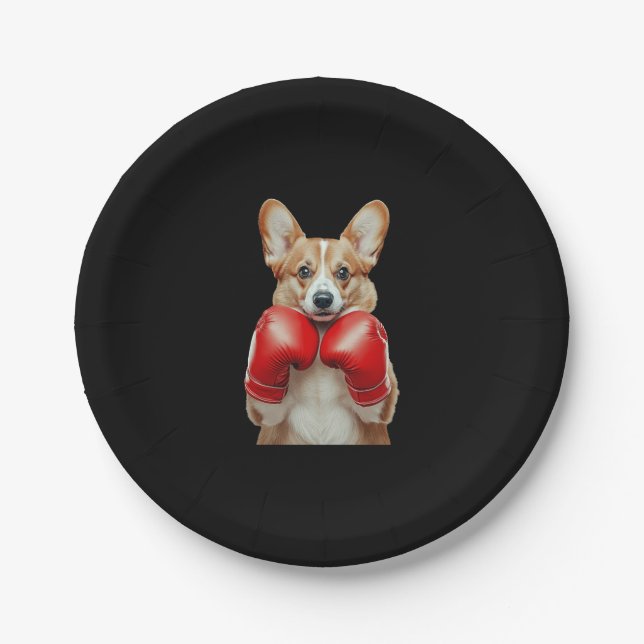 Plato De Papel Corgi (Anverso)