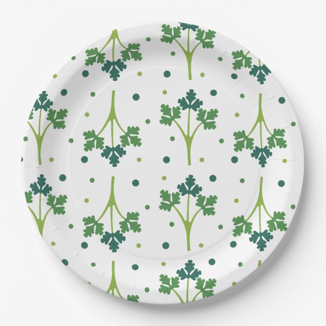 Plato De Papel Coriandrum (Anverso)