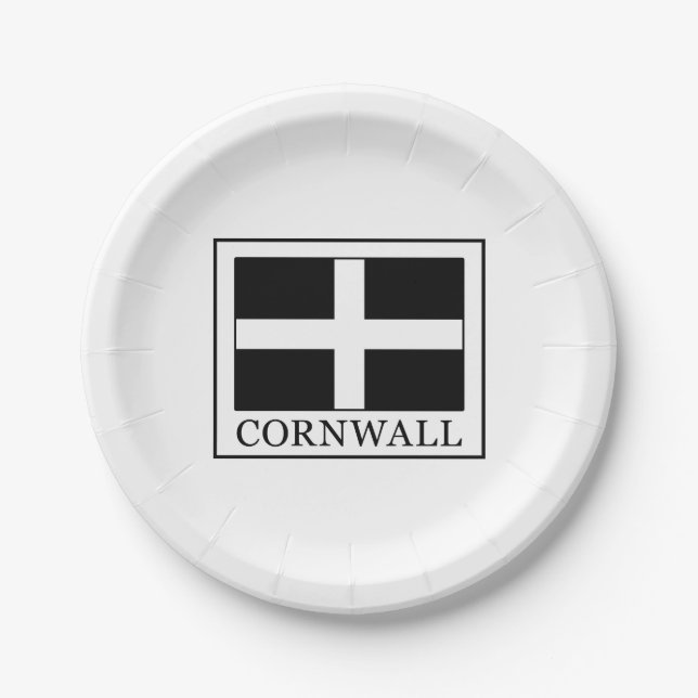 Plato De Papel Cornwall (Anverso)