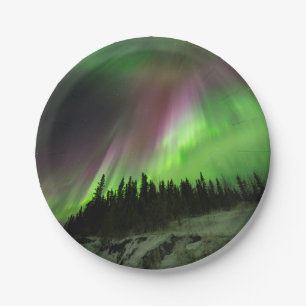 Plato De Papel Corona Aurora